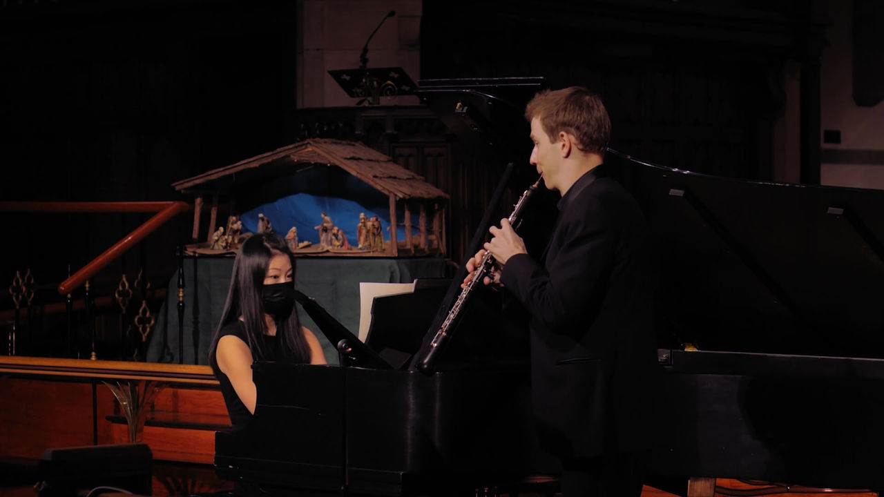 Aleh Remezau performing live: Suite for Oboe and Piano by Pavel Haas